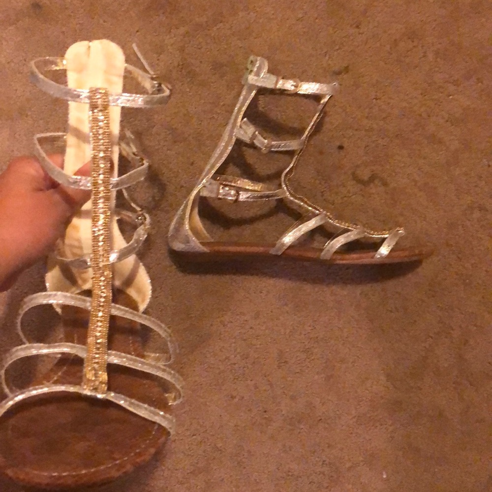 Gold and silver gladiators